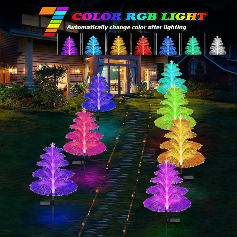 Solar Christmas Tree Lights Decoration 38.2in, 2025 New