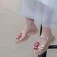 thumbnail image 6 of Jamicy Jelly Sandals for Girls Closed Toe Princess Summer Dress Shoes Fisherman Gladiator Water Beach Flat Sandals for Toddler, 6 of 9