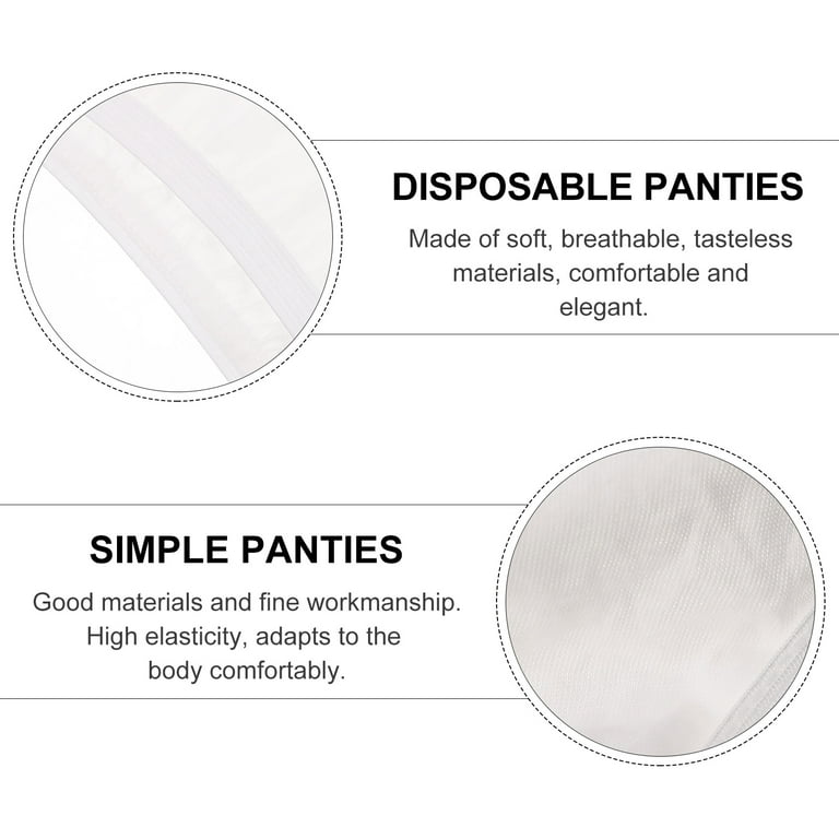 Men's Disposable Briefs 10-Pack, Perfect for Travel