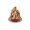 Glory Angels, variant on Bell Shaped Nativity Christmas Tree Ornament, Mary Holding Baby Jesus, Nativity Artwork on Flat Acrylic Bell with Ornate Border, for Religious Christmas Tree Hanging