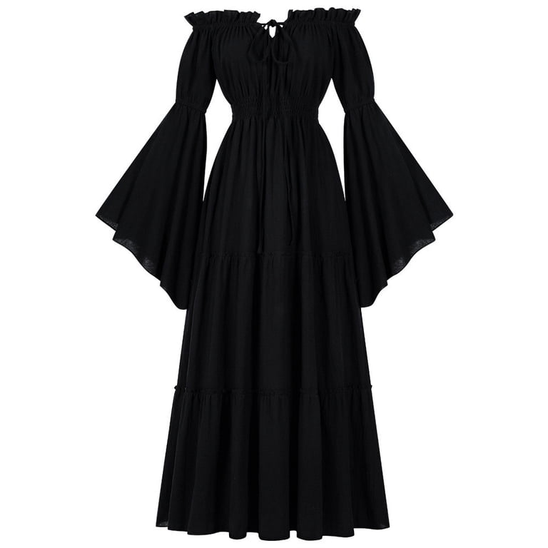 TARIENDY Womens Peasant Dress Off the Shoulder Victorian Irish Dresses Flowy Cotton Linen Maxi Dress Vintage Trumpet Sleeve Gown Dresses Lace Up ... TARIENDY Womens Peasant Dress Off the Shoulder Victorian Irish Dresses Flowy Cotton Linen Maxi Dress Vintage Trumpet Sleeve Gown Dresses Lace Up ...