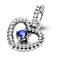 thumbnail image 4 of Charm Pandora Colgante Corazón De Abalorio Azul Mar 798854C12 | Joyería De Lujo Para Mujer | Ideal Para Regalo Elegante | Compatible Con Charms Pandora, 4 of 5