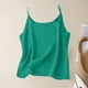 thumbnail image 2 of Vestidos Casuales Para Mujer, Blusas De Mujer De Moda Top informal de lino con tirantes de color liso para mujer, 2 of 6