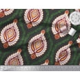 thumbnail image 3 of Soimoi Black Cotton Duck Fabric Floral Damask Fabric Prints By Yard 42 Inch Wide, 3 of 3