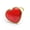Red Turquoise, variant on Crystal Love Heart Rings Chakra Gemstone Quartz Bead Jewerly Adjustable Healing-Sugilite-1PC (Random Pick)
