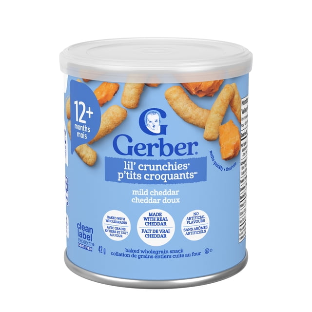 GERBER Mild Cheddar, Toddler Snacks