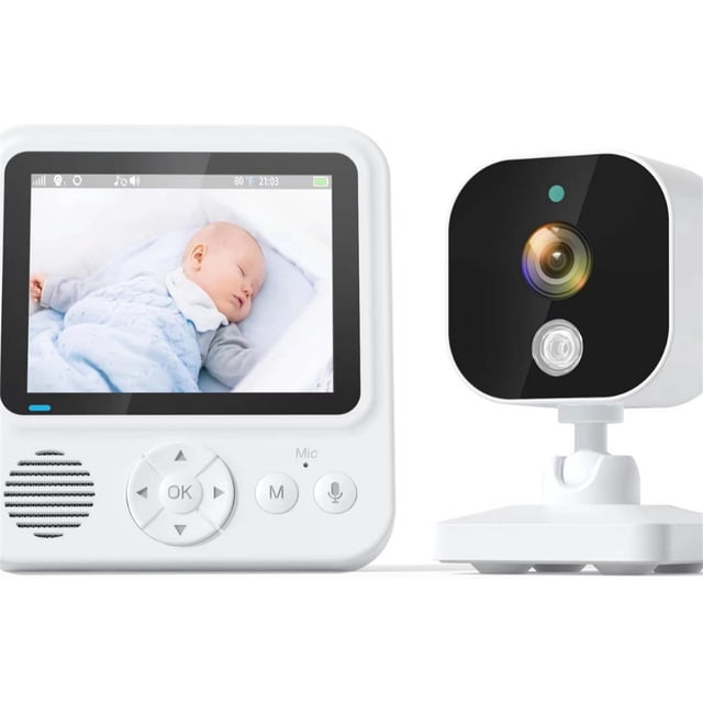 Monitor de bebé inalámbrico con cámara de visión nocturna infrarroja - Normativa europea