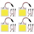 thumbnail image 1 of Luces para interior de coche YM E-Bright COB 48-SMD LED, paquete de 4 unidades, color blanco, 1 of 6