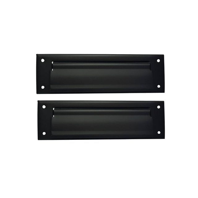 QCAA Solid Brass Mail Slot, with Solid Brass Interior Back Plate, 10" x