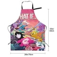 thumbnail image 5 of Adventure Time Jake the Dog Adjustable Bib Apron, Waterdrop Resistant Aprons with 2 Pockets Cooking Kitchen Aprons for Women Men Chef, 5 of 8