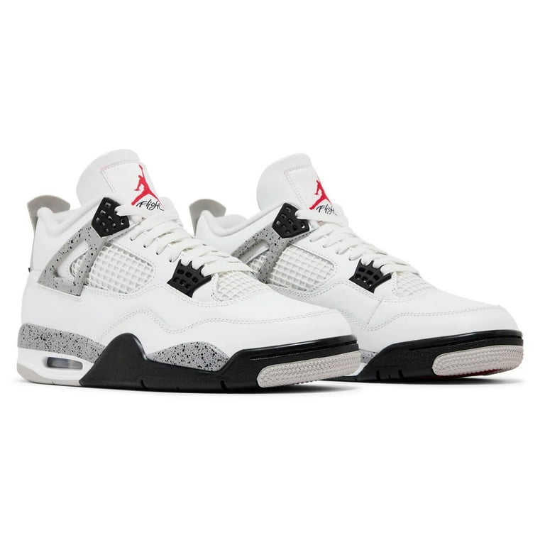 Air Jordan 4 Retro White Cement (2025) - Walmart.com