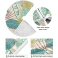 thumbnail image 2 of FMSHPON Tropical Plants Xmas Christmas Tree Skirt Stand Mat for Holiday Party Decoration Indoor Outdoor 48 inches, 2 of 6