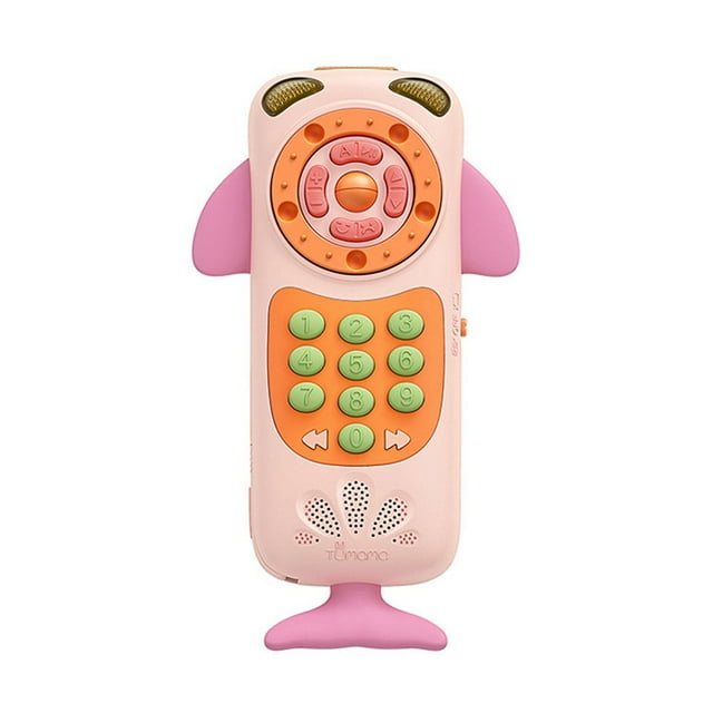 Baby Mobile Phone Whale Educational Music toys Cellphone Kid Educational Phone English Learning Mobile Phone