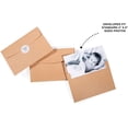 thumbnail image 4 of 80 Kraft Rustic Envelopes, Stickers Thank You Notes Cards Bulk Set 4x6 inch, 4 of 8