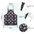 thumbnail image 7 of Black Fairy Star Pattern Kids Aprons for Girls and Boys,Adjustable Neck Strap Toddler Aprons for Kids Cooking Baking, 7 of 7