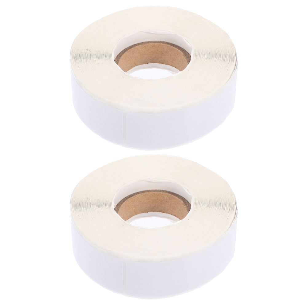 2 Rolls Blank Writable Sticker Food Date Marking Stickers Blank Date