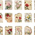 thumbnail image 3 of 40 feuilles d'autocollants vintage à motifs transparents, polyvalents et portables, pour manuel, carnet, album photo, bricolage, type 1, 3 of 4