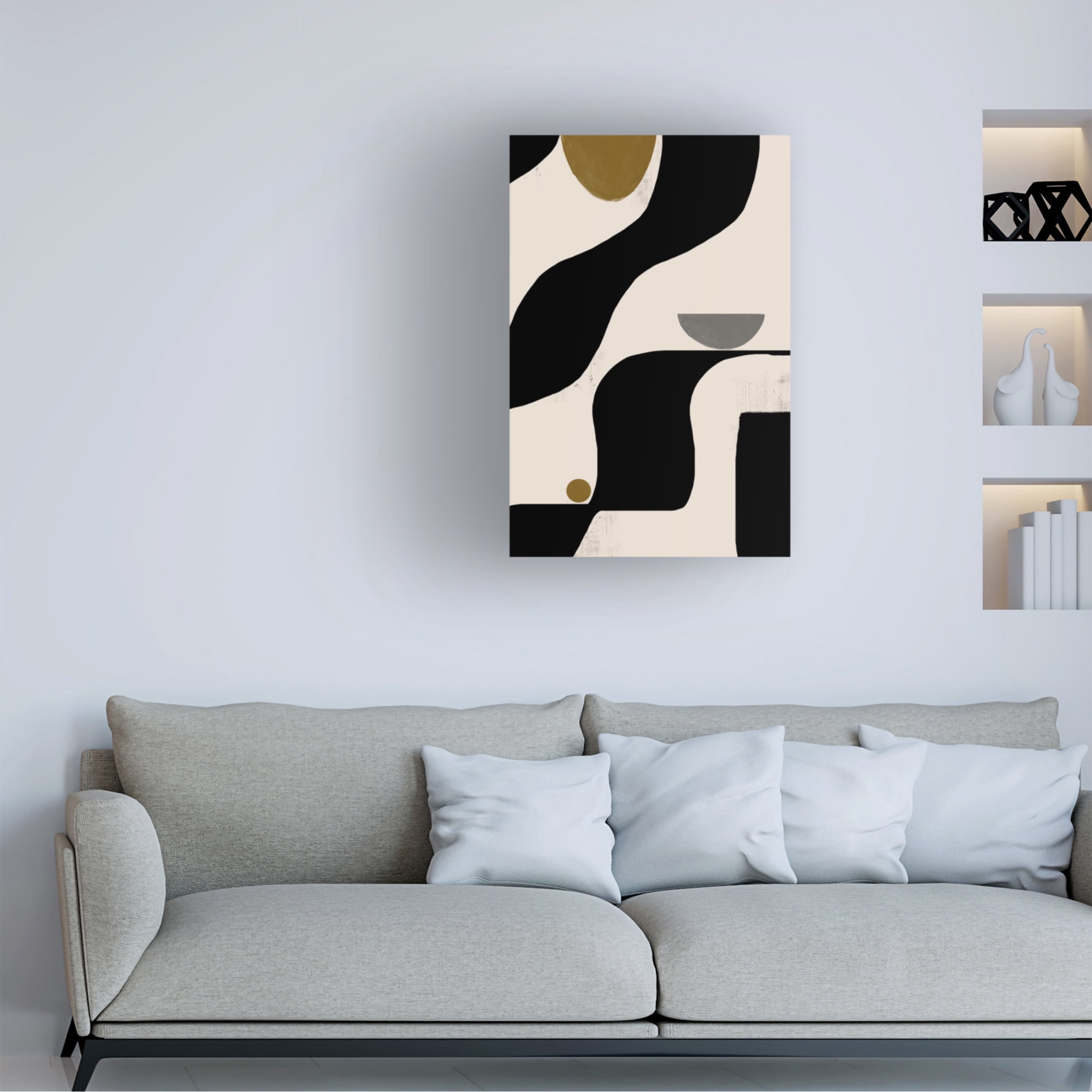 Trademark Fine Art THE MIUUS STUDIO Abstract Art No2 Canvas Wall Art