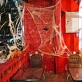 thumbnail image 3 of Halloween, Accesorio Para Fiesta De Halloween, Telaraña Luminosa Blanca, Suministros De Decoración Para Casa Embrujada Cateissary HA046972-02, 3 of 6