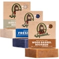 thumbnail image 1 of Jabón Natural Dr. Squatch Barra 3-Pack Wood Barrel Bourbon, 1 of 5