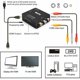 thumbnail image 5 of Innovador convertidor de RCA a HDMI, diseño Plug & Play que garantiza una fácil configuración, compatible con formatos PAL/NTSC con procesamiento de señal avanzado, que proporciona un trabajo, 5 of 5