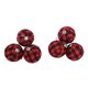 thumbnail image 1 of Adornos De Bolas De Navidad De 2,76 Pulgadas, Bolas De Decoración De árbol De Navidad Con Luz De Regalo, 6 Uds. Para Sala De Estar ANGGREK Cheque rojo y negro, 1 of 8