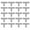 Silver, variant on 20pcs Stainless Steel 2 Inch Overall Length Dresser Knobs for Cabinets Cupboard Bathroom Kitchen Hardware Single Hole