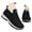Black, variant on Pandaie Womens Orthopedic Winter Boots Slip on Arch Support Comfortable Shoes Non Slip Waterproof Warm Fuzzy Ankle Booties Lightweight Outdoor Walking Shoes Black 6.5