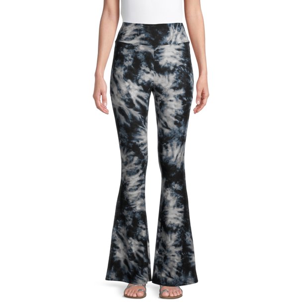 No Boundaries - No Boundaries High Rise Pull On Flare Pants - Walmart ...