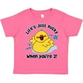 thumbnail image 3 of Inktastic Life's Ducky 2nd Birthday Boys or Girls Toddler T-Shirt, 3 of 5