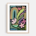 thumbnail image 2 of Under the Rainbow - Illustration Abstract Floral Geometric Modern Art Pastel Pattern Boho Unframed Wall Art Print 8 x 12 inches, 2 of 60