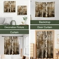thumbnail image 3 of Birch Tree Shower Curtain Rustic Bath Curtains Decor Sets Grommet with Hooks-72"W x 84"L (Pack of 1), 3 of 6