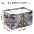 thumbnail image 3 of Christmas Gifts and Trees Storage Basket Large Bin Laundry Boxes Toys Foldable Home Organizer Bag 14.2x10.2x8.3 Inches 1 PC, 3 of 8