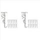thumbnail image 1 of Clips de Cenefa, Clips de Cenefa de PláStico Transparente para Persianas, Clips de Persiana de Ventana Oculta para Cenefa de Persiana Horizontal (24 Piezas), 1 of 5