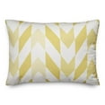 thumbnail image 2 of Creative Products Yellow Geo Chevron 14x20 Indoor / Outdoor Pillow, 2 of 3