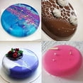 thumbnail image 3 of Molde Redondo de Silicona para Hornear, Antiadherente, Apto para Congelador, Microondas y Horno, Adecuado para Postres, Mousse, Pasteles, Pan, Chocolate, Rojo, Moderno y Funcional, 3 of 4