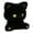 Golden Green, variant on Kitten Stuffed Animal - Ultra Soft Sleeping Cat Plush Doll with Embroidered Face, Cute Bedroom Decor, Black/White