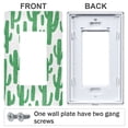 thumbnail image 3 of Yayeee Rocker Switch Wall Plate 2-Gang 4.7"x4.6" Home Decorative Outlet Cover, Cactus Pattern, 3 of 6