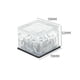 thumbnail image 2 of MEDOYOH 2er-Set Solar Glas Pflastersteine mit 12 Tasten Fernbedienung, Bunt Licht On/Off Lichtsensor Wegbeleuchtung Wasserdicht Bodenstrahler Solar für Patio Garten Hof Weg Terrasse, 105x105x55mm Zhivalor OTTO-QQ-0029, 2 of 2
