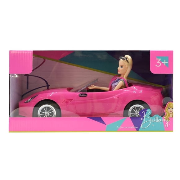 Muñeca Brittany con automóvil 3 Piezas Multicolor
