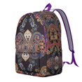 thumbnail image 2 of Vibrant Paisley Design Backpack, Boho Themed School Bag for Teens and Adults, Reliable Laptop Carrier for Campus, Ideal Gift for the New School Year, 2 of 5