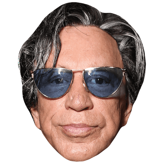 Mickey Rourke (Glasses) Big Head. Larger than life mask.