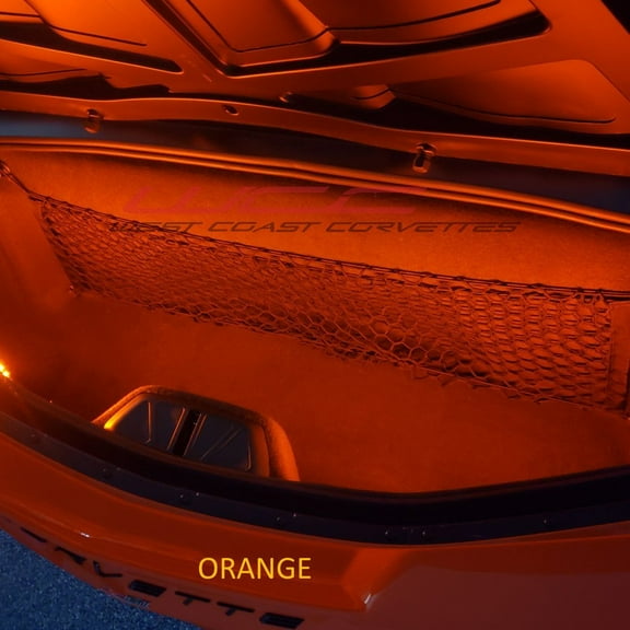 C8 Corvette Front and Rear Trunk LED Lighting Kit Orange