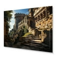 thumbnail image 2 of Designart "Castles Dramatic Forms High I" Architecture Metal Art Living Room, 2 of 5