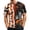 A014-Yellow, variant on Halloween Shirts for Men Funny Pumpkin Ghost Print Graphic Halloween T Shirts Round Neck Short Sleeve Halloween Costumes
