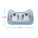 thumbnail image 2 of WASHWEPE Plato Para Mascotas Azul Inoxidable Doble Para Perros Y, 2 of 8