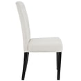 thumbnail image 2 of Modern Contemporary Dining Fabric Side Chair, Beige Fabric, 2 of 4