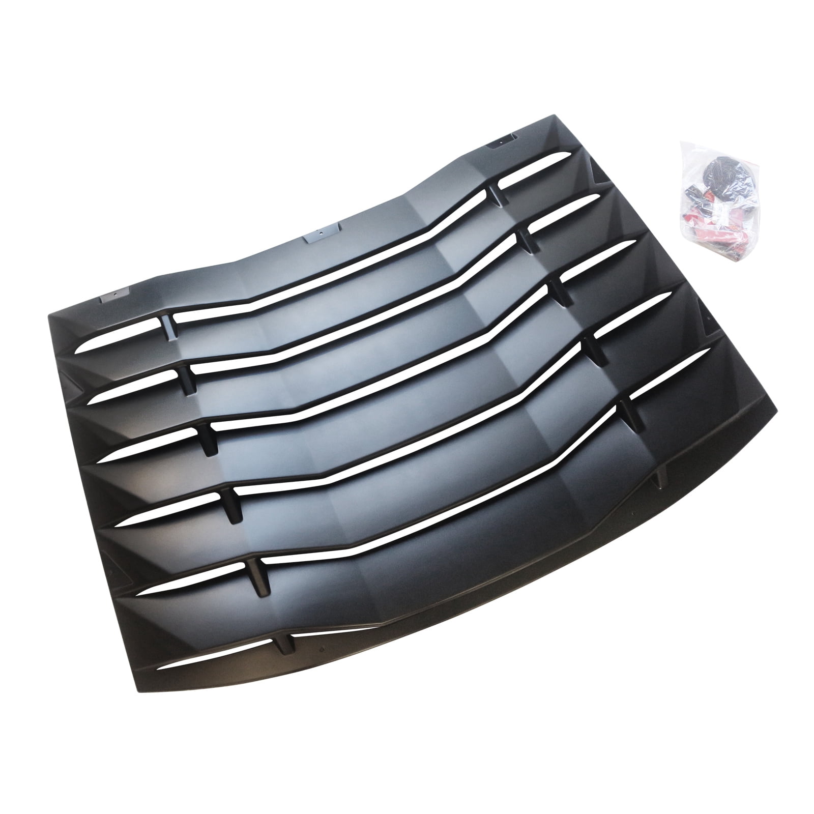 Matte Black Rear Window Louver For Dodge Charger 2011-2022 – ABS Plastic, Direct Replacement