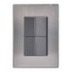 thumbnail image 2 of Placa Armada Inox 2 Apagadores Sencillos 1.5 Mod Oxford 10Pz gris 13cm, 2 of 3
