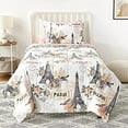 thumbnail image 2 of Avondale Manor Cherie 6-piece Comforter Set, Twin, Coral, 2 of 4